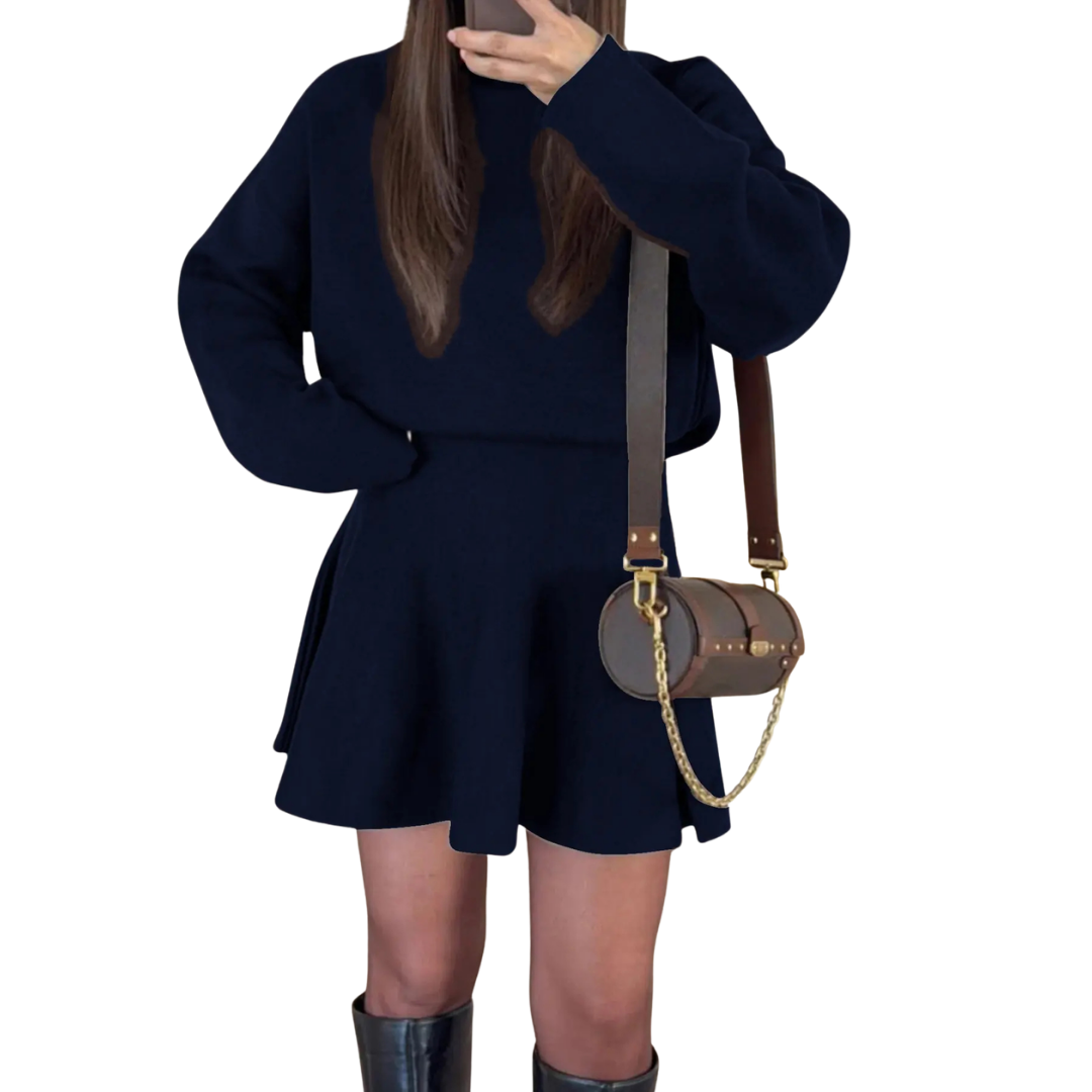 PATRICE™ – Cozy Long Sleeve Dress