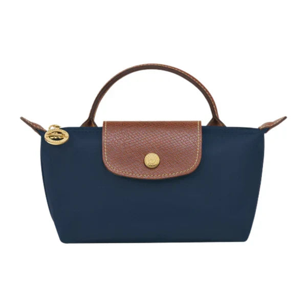 Top Handle Flap Front Foldable Mini Handbag