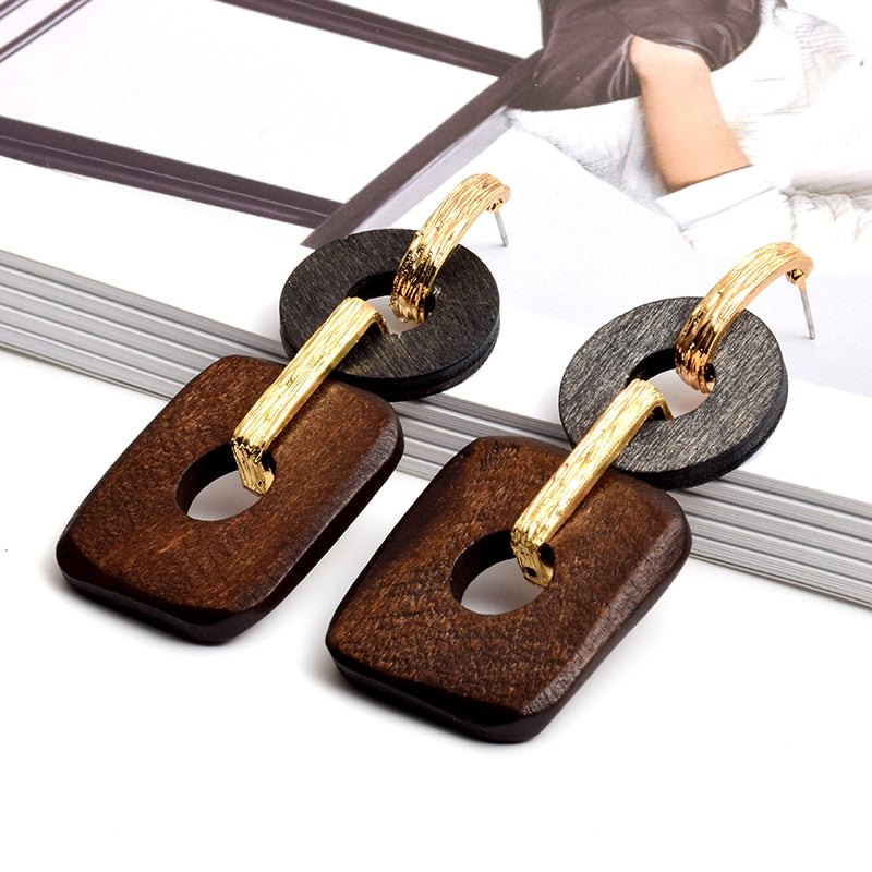 A Silent Shield Drop Dangle Earrings