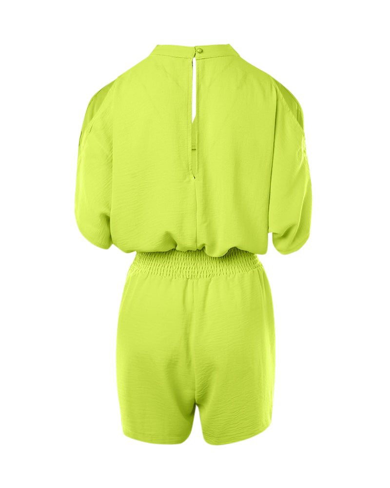 Stylish Casual Women's Summer Romper with Adjustable Straps & Pockets