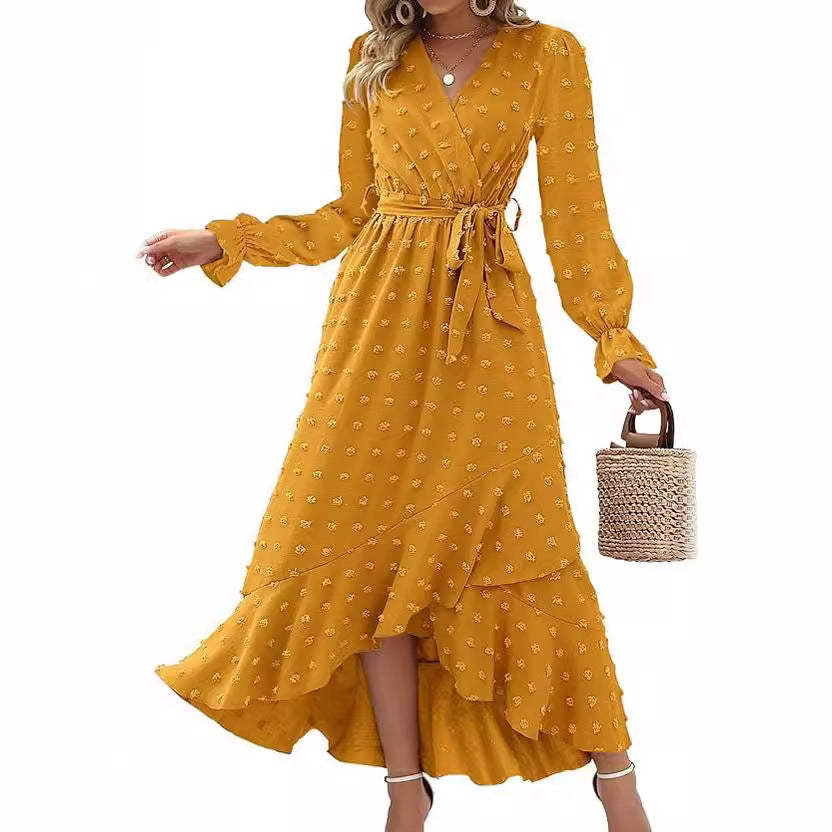 Rebeca Long Womens Dress Minimalist Dress with Premium Casual Styling
