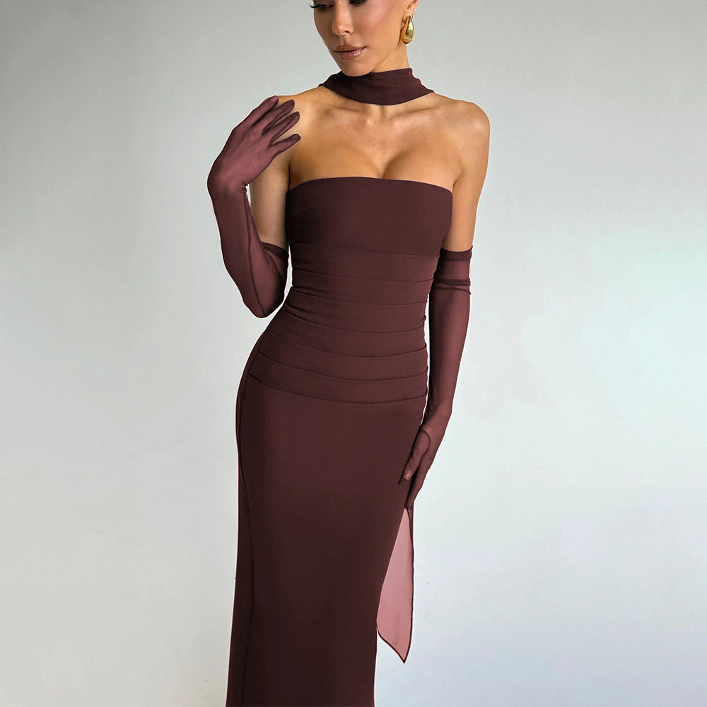 Amour Maxi Dress - Brown