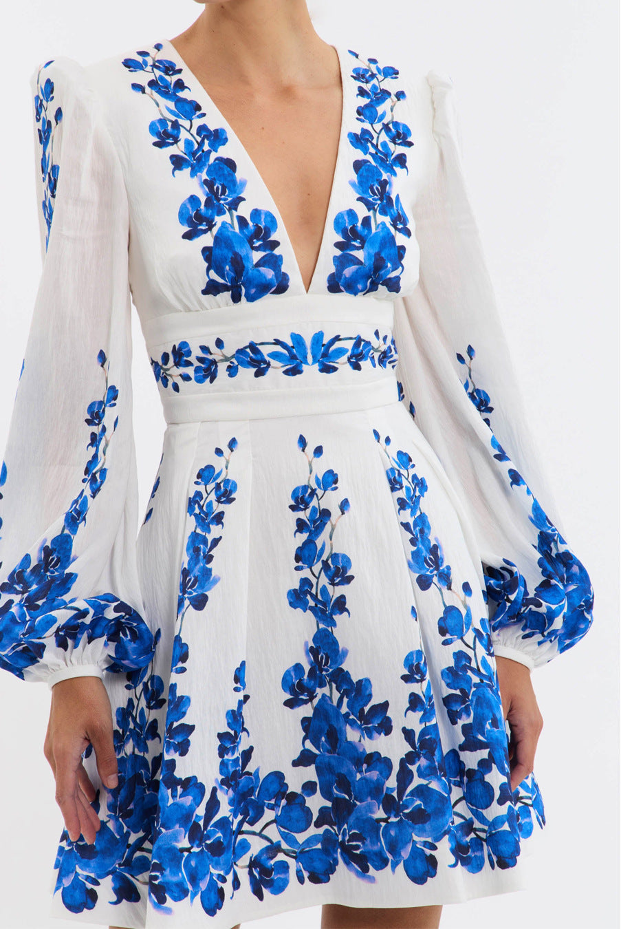 Monte Coast Swimsuit Short Skirt Set - Blue