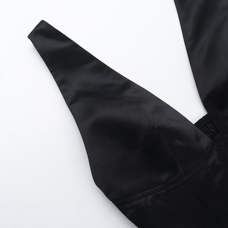 Snowdrop Mini Dress - Black