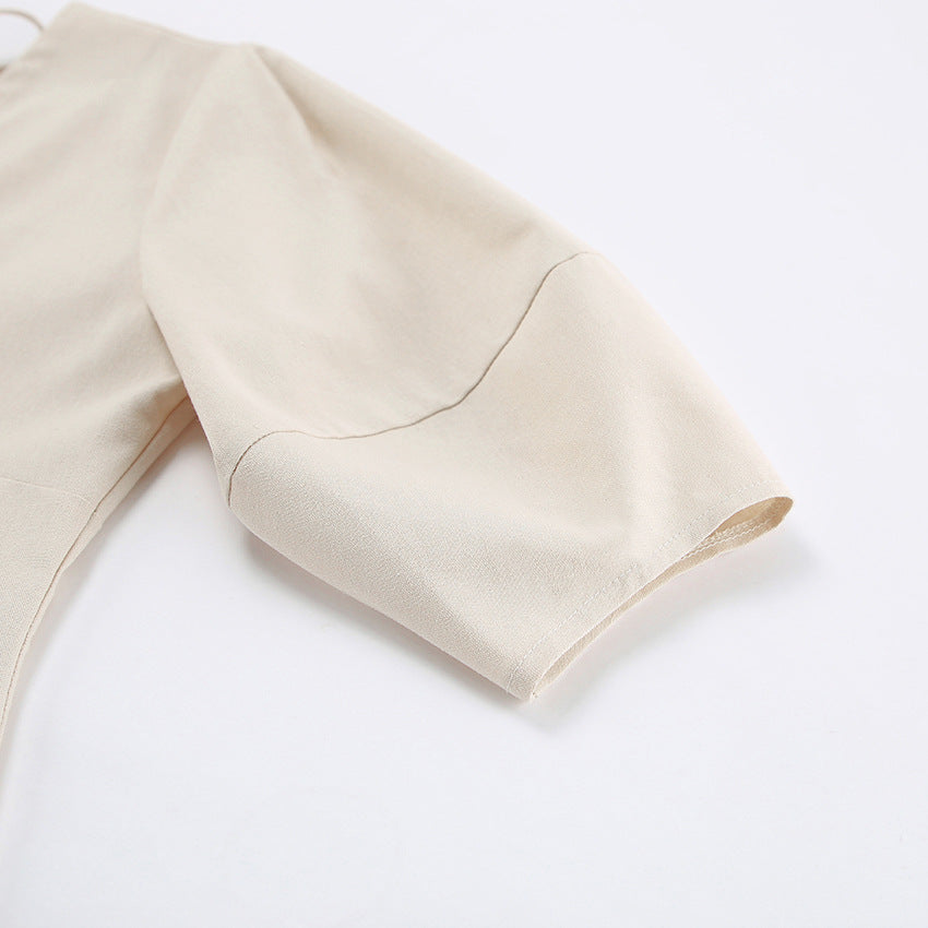 Gemini Rising Dress Off White