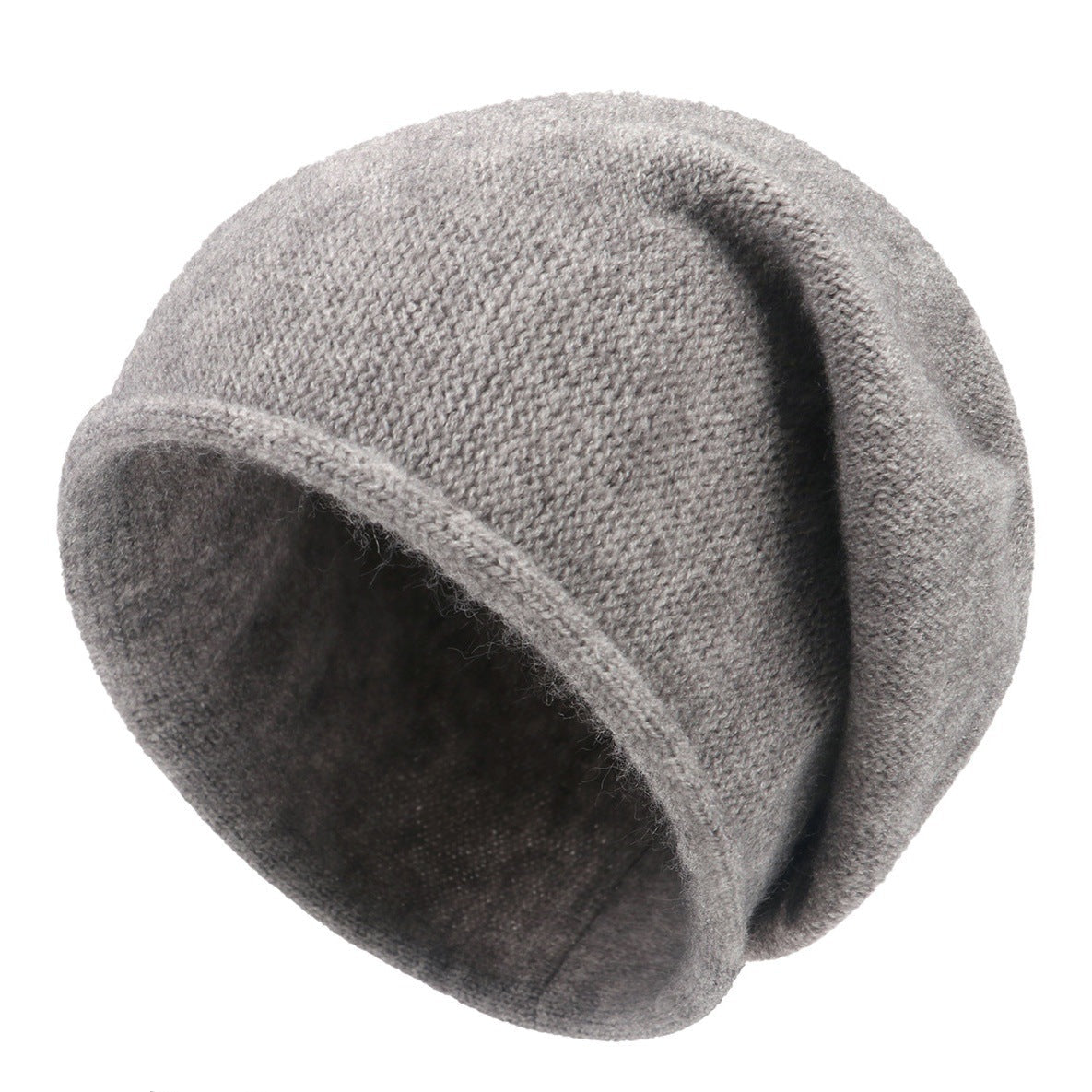 Slouchy Ribbed Knit Beanie