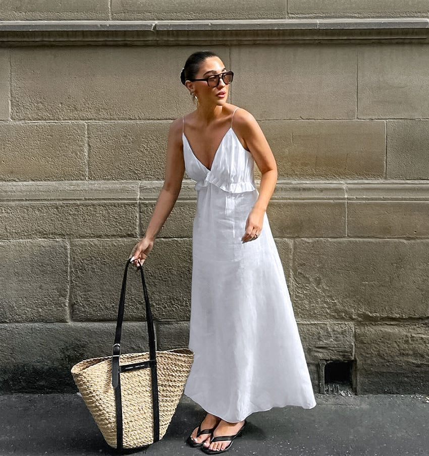 Ennis Maxi Dress - White