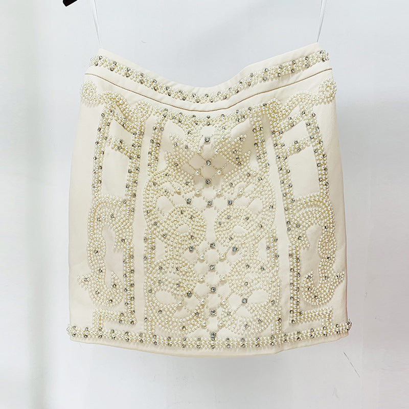 Halter Neck Beaded Embellished Bodycon Mini Party Dress