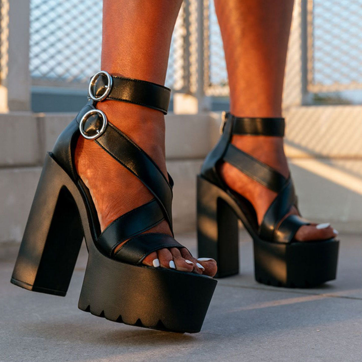 San Carlos Platform Sandal
