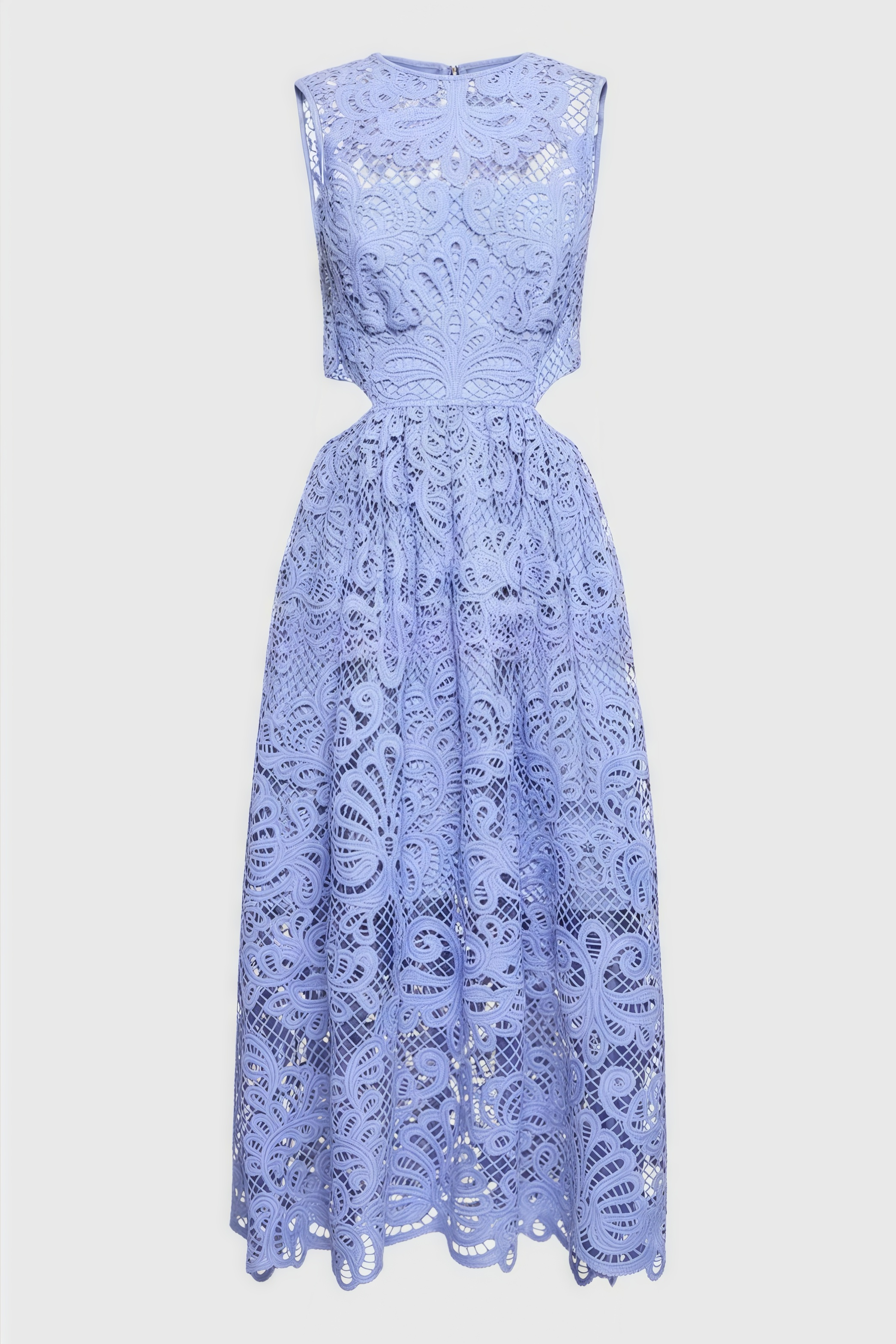 Martscn Cut-out Lace Midi Dress - View 4