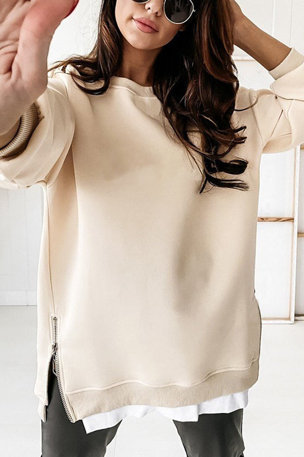 Elite Season Side Zipper Sweatshirt