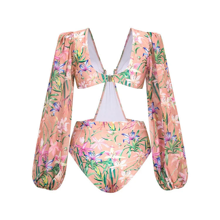 Pastel Tide Monokini - Pink