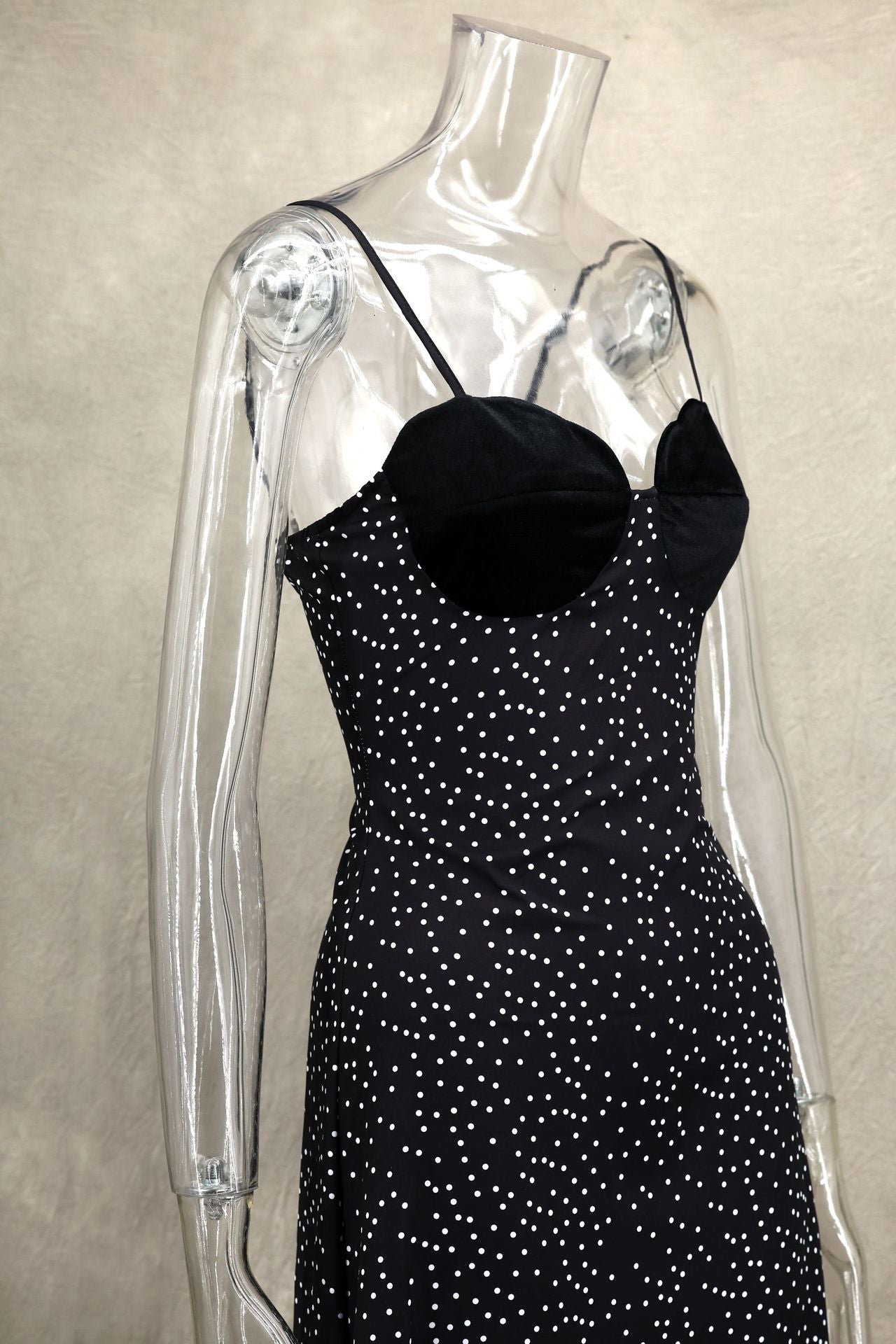 Inkwave Midi Dress - Black