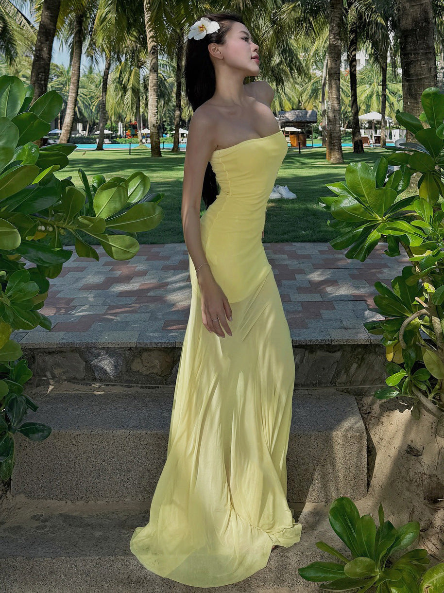 Vivaya Maxi Dress - Yellow