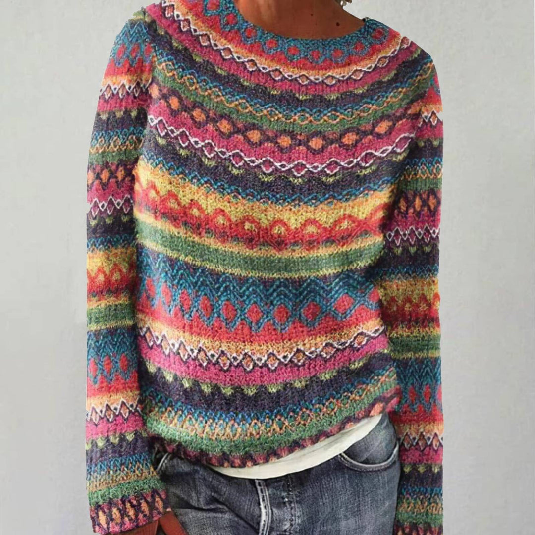 Aurora | Retro Scandinavian Knitted Sweater