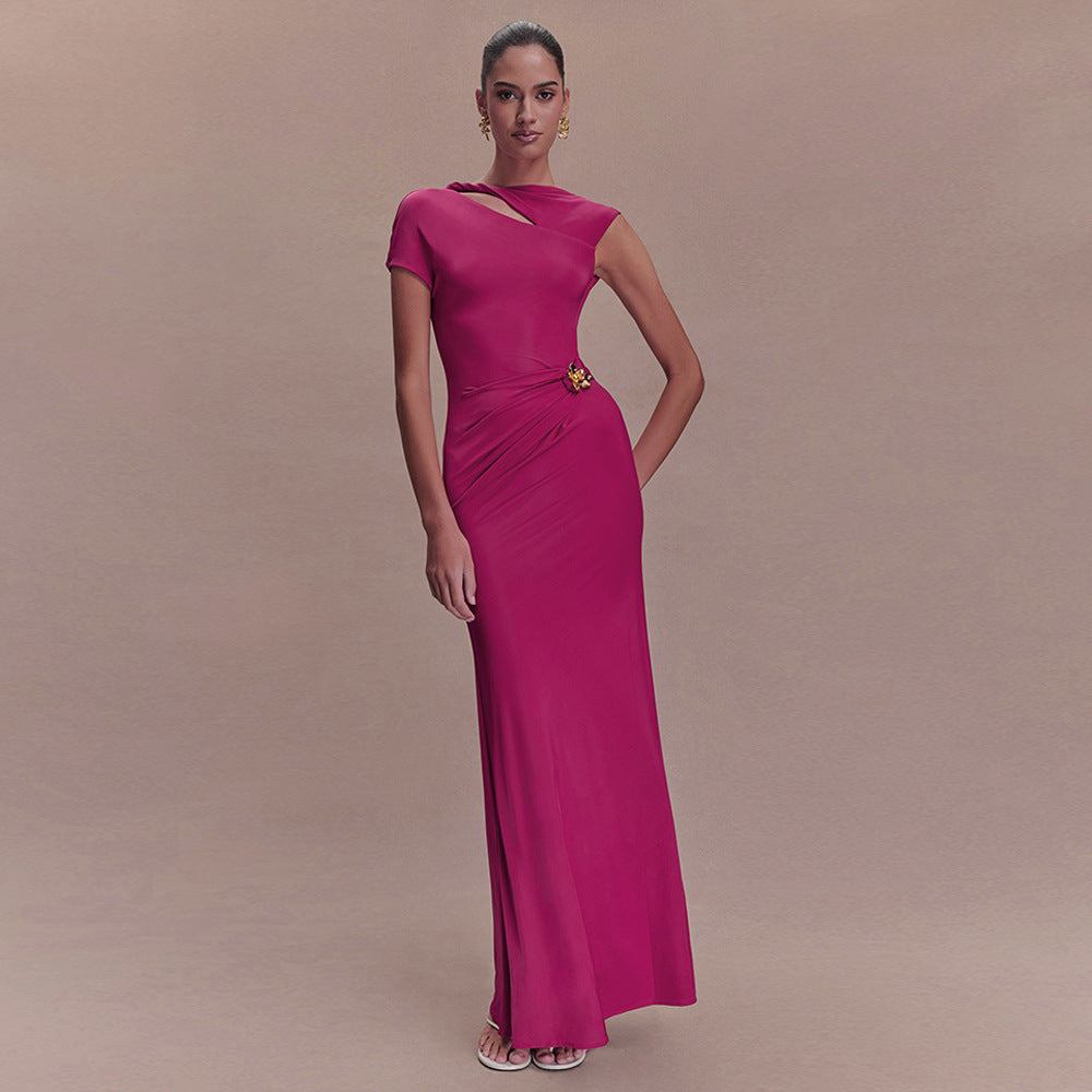 Gentry Maxi Dress - Rose Red