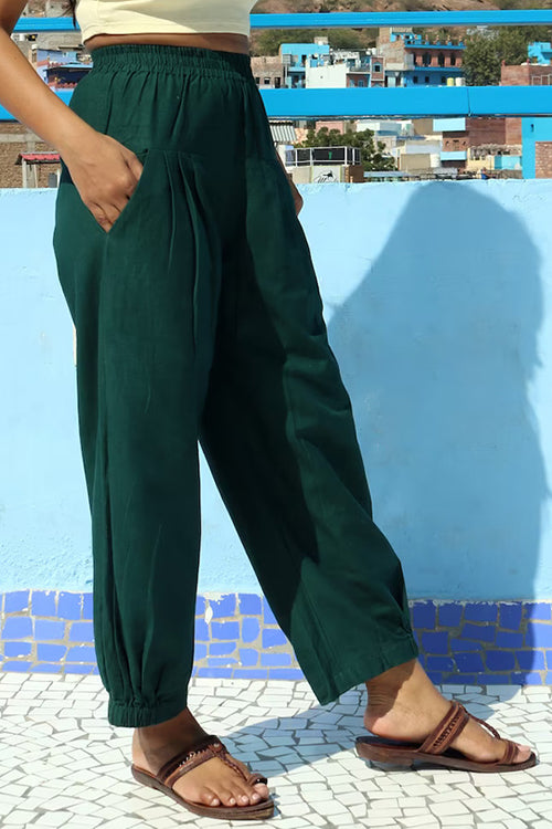 Elastic Waist Loose Pants