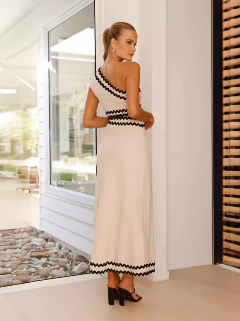 Mikayla Minimalist One Shoulder Dress Designer Edit