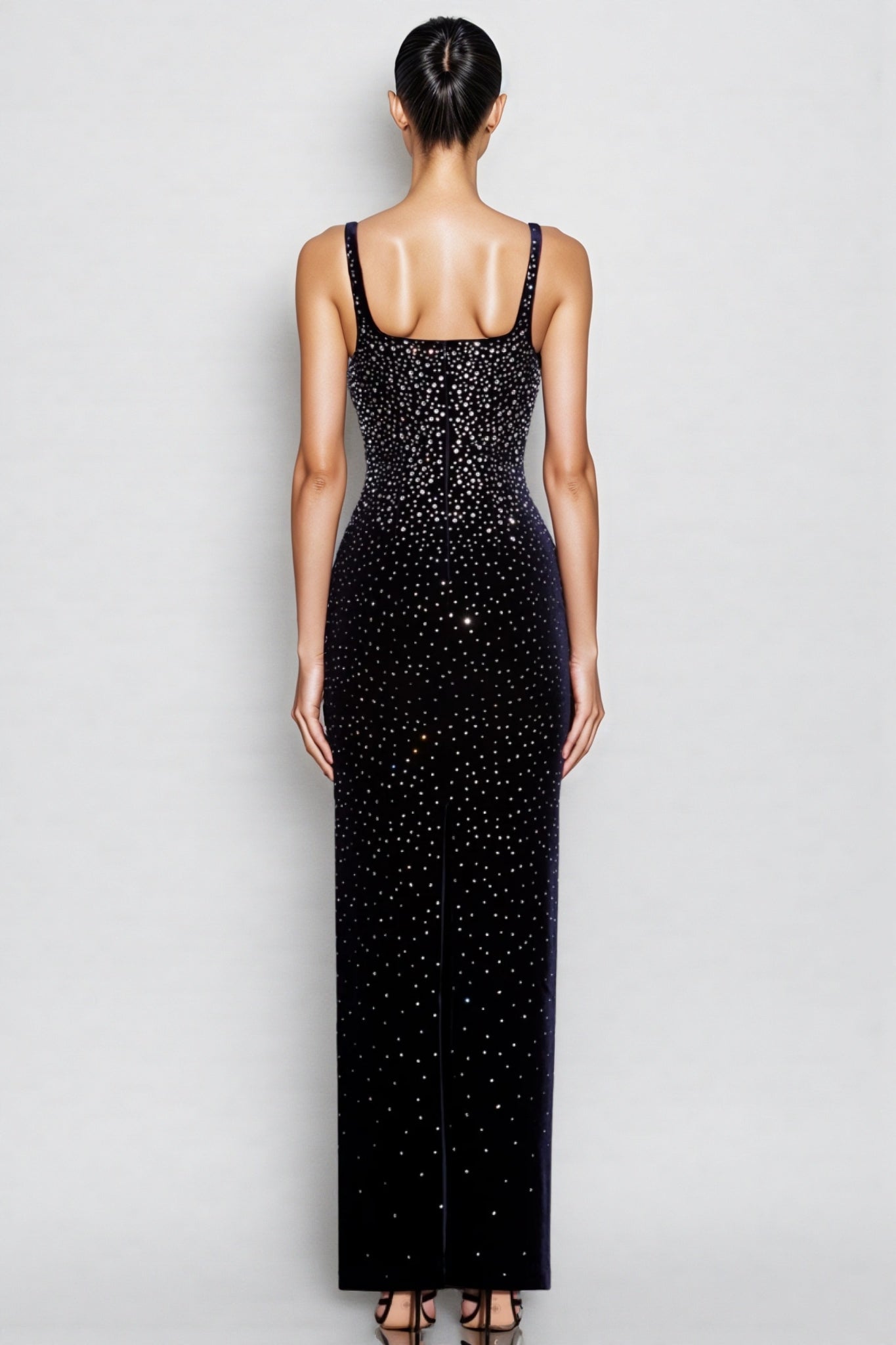 Fawke Rhinestone Sleeveless Maxi Dress - View 2