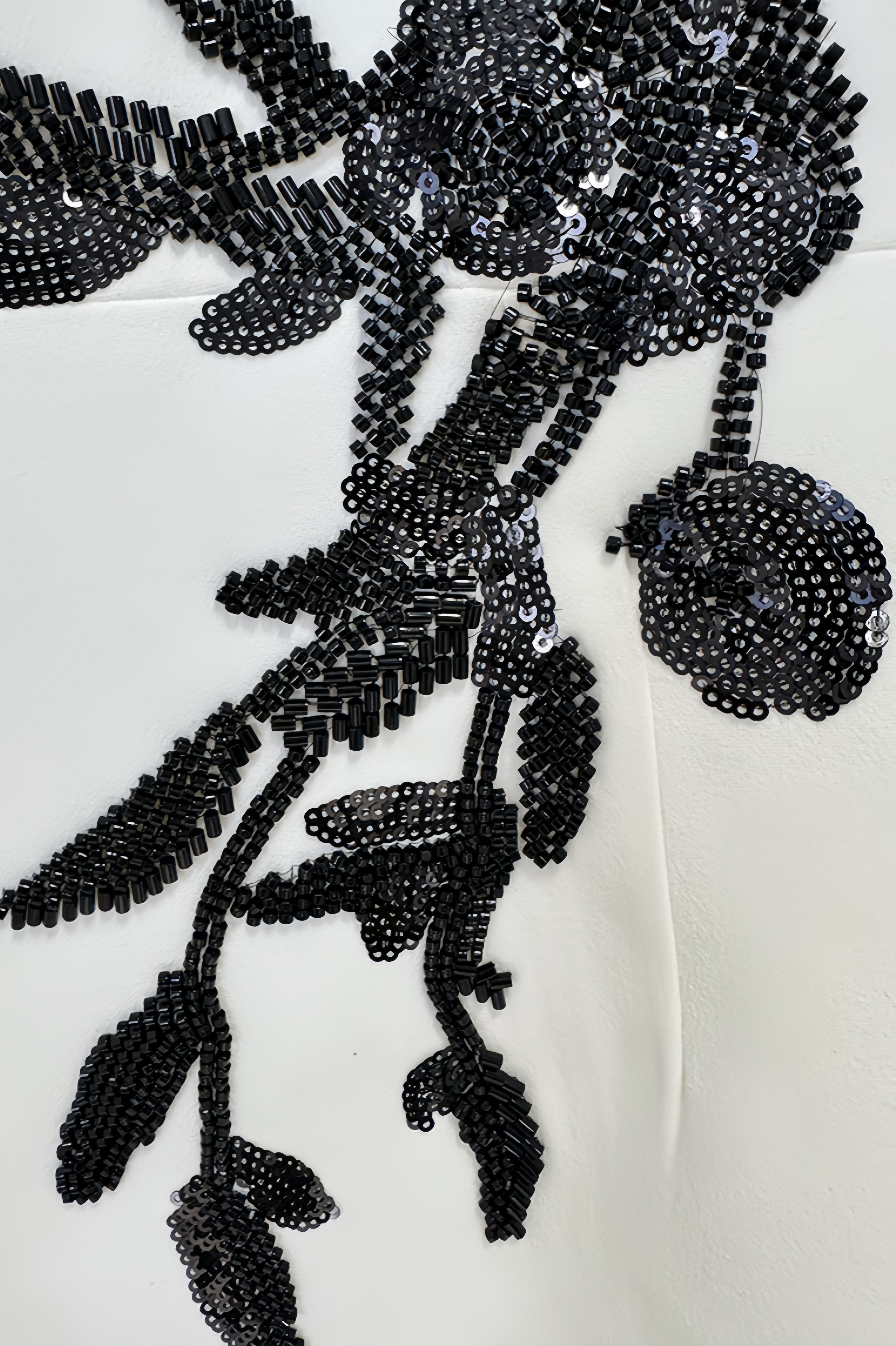 Marglt Embellished Floral Slit Maxi Dress - View 5
