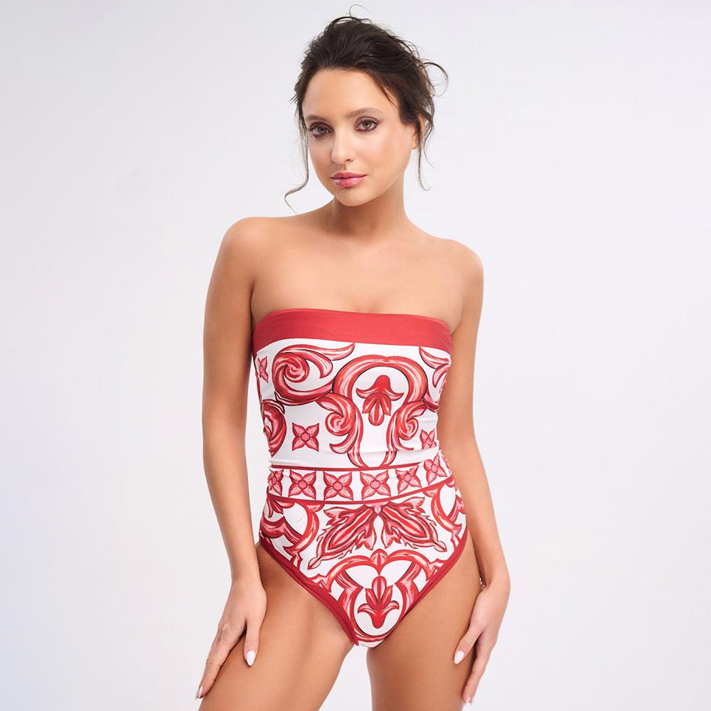 Seaside Rouge Swimsuit - Red