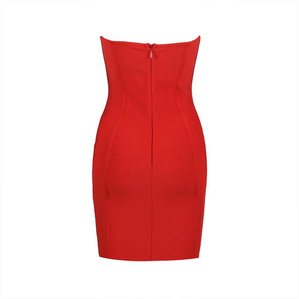 Bandage Floral Bustier Mini Dress - View 3