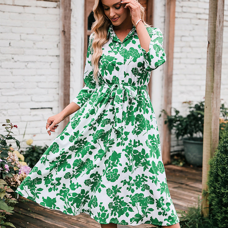 Sedra Paisley Boho Maxi Dress Green