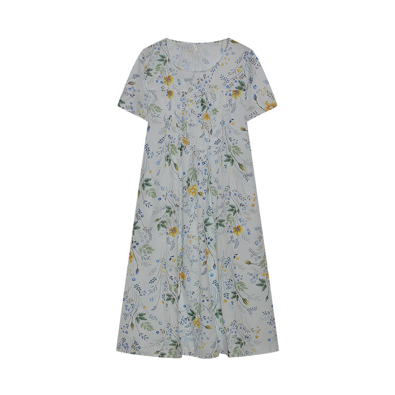 Jenni Statement Women's Bloom Midi Dress with Pleated Design Boutique Collection