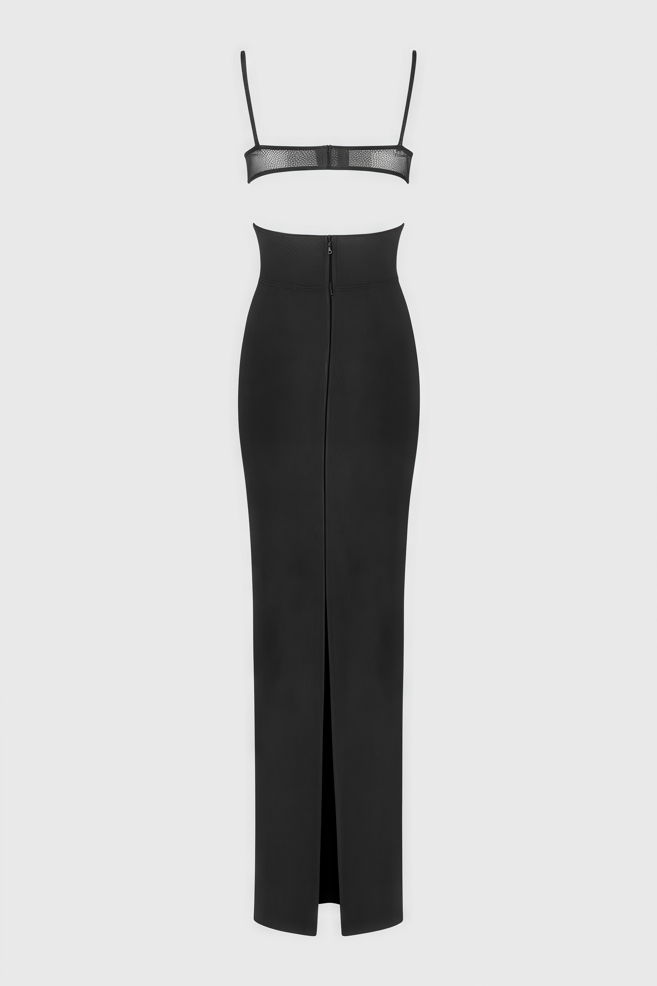 Mauda Cutout Crepe Bustier Maxi Dress - View 5