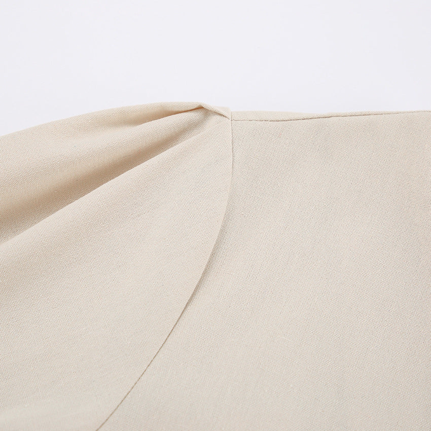 Gemini Rising Dress Off White
