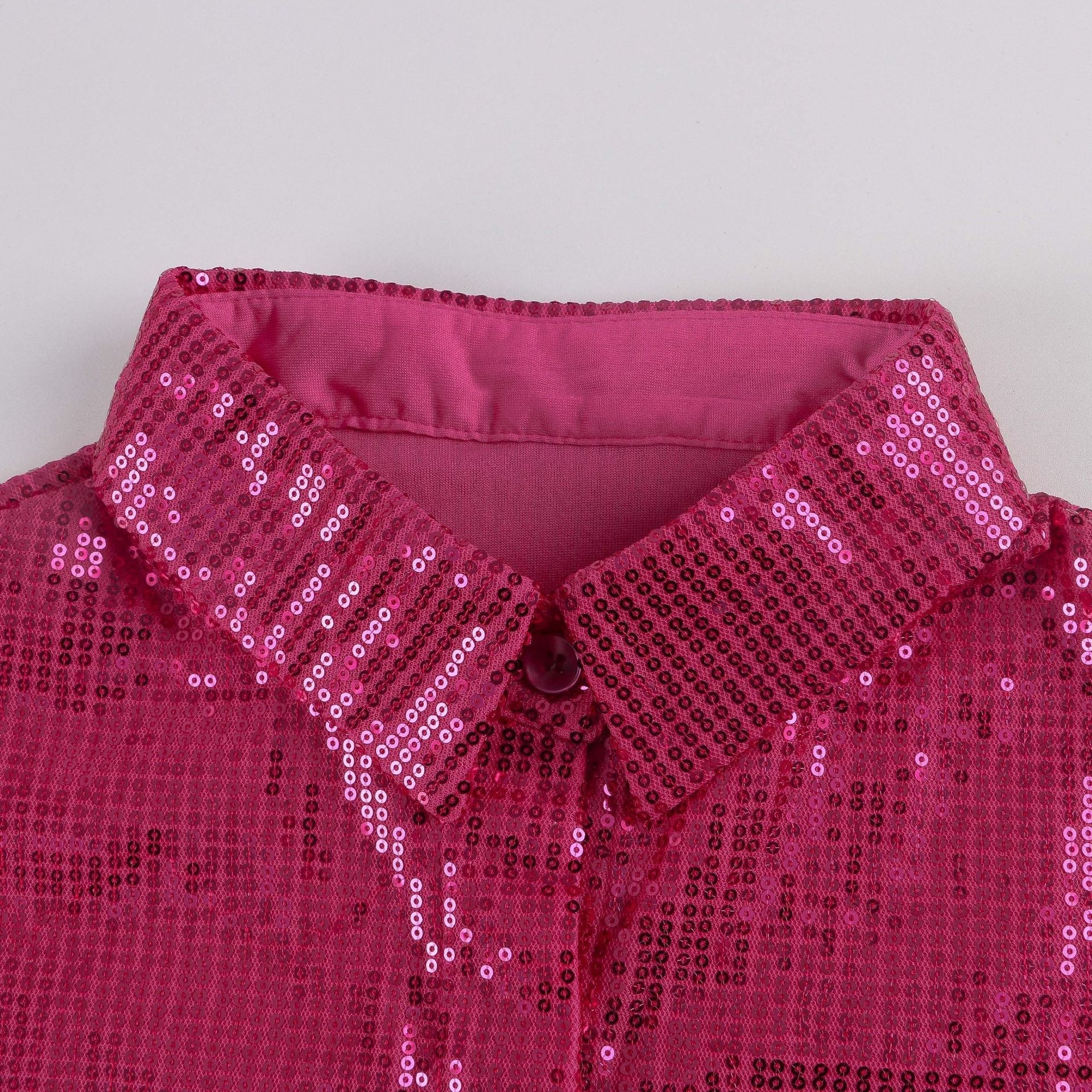 Shiny Sequin Loose Shirt