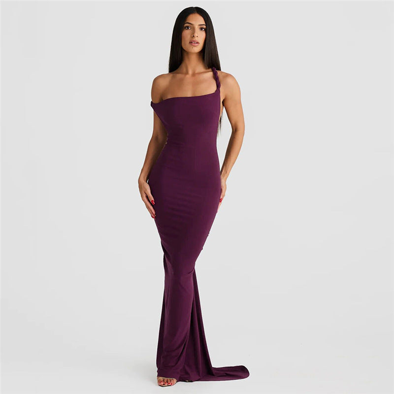 Magnolia Maxi Dress -Purple