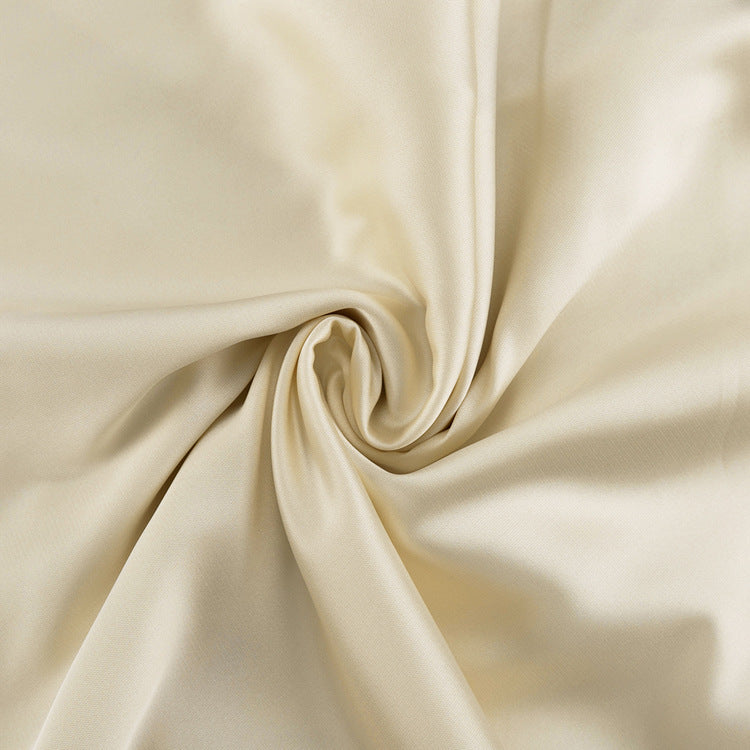 Satin Bell Sleeve Open Back Circle Cut Out Tie Bow A-Line Mini Dress