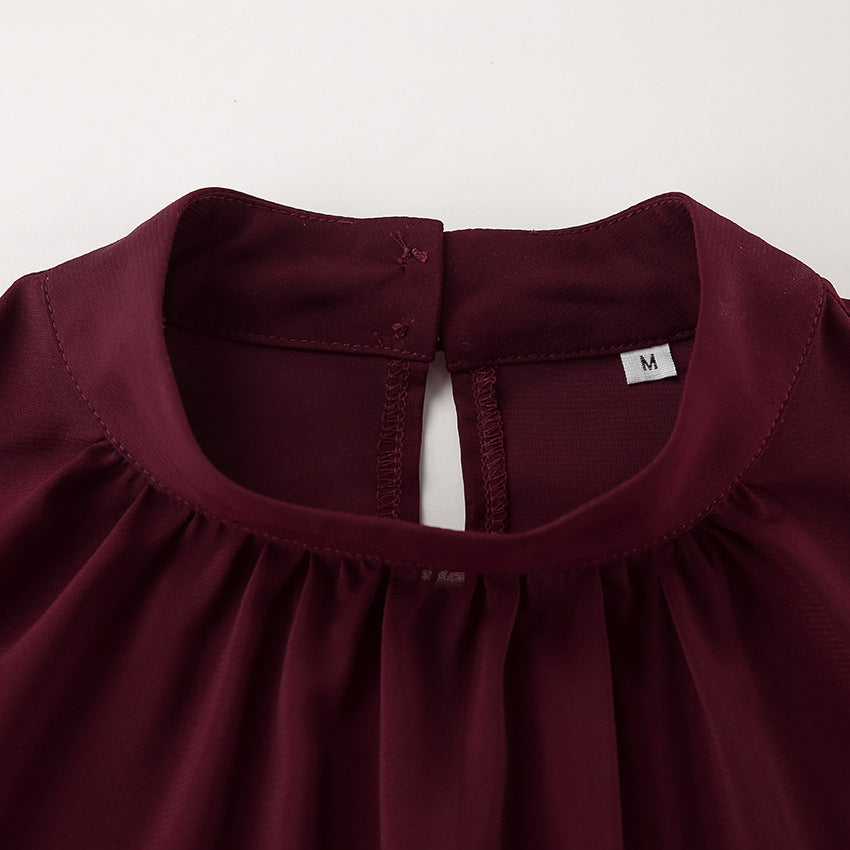 Sansa Top - Maroon