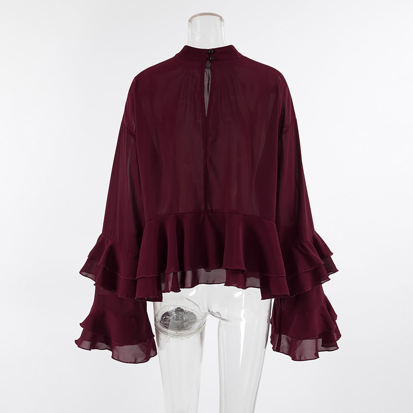 Sansa Top - Maroon