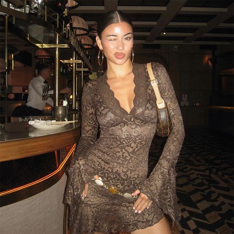 Solo Harmony Lace Mini Dress - View 6