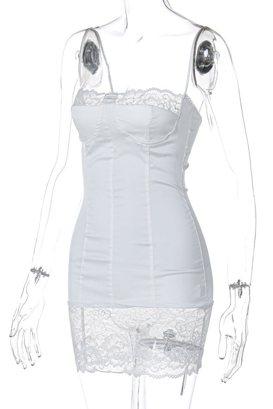 Kapri Lace Ruffle Corset Dress - View 13
