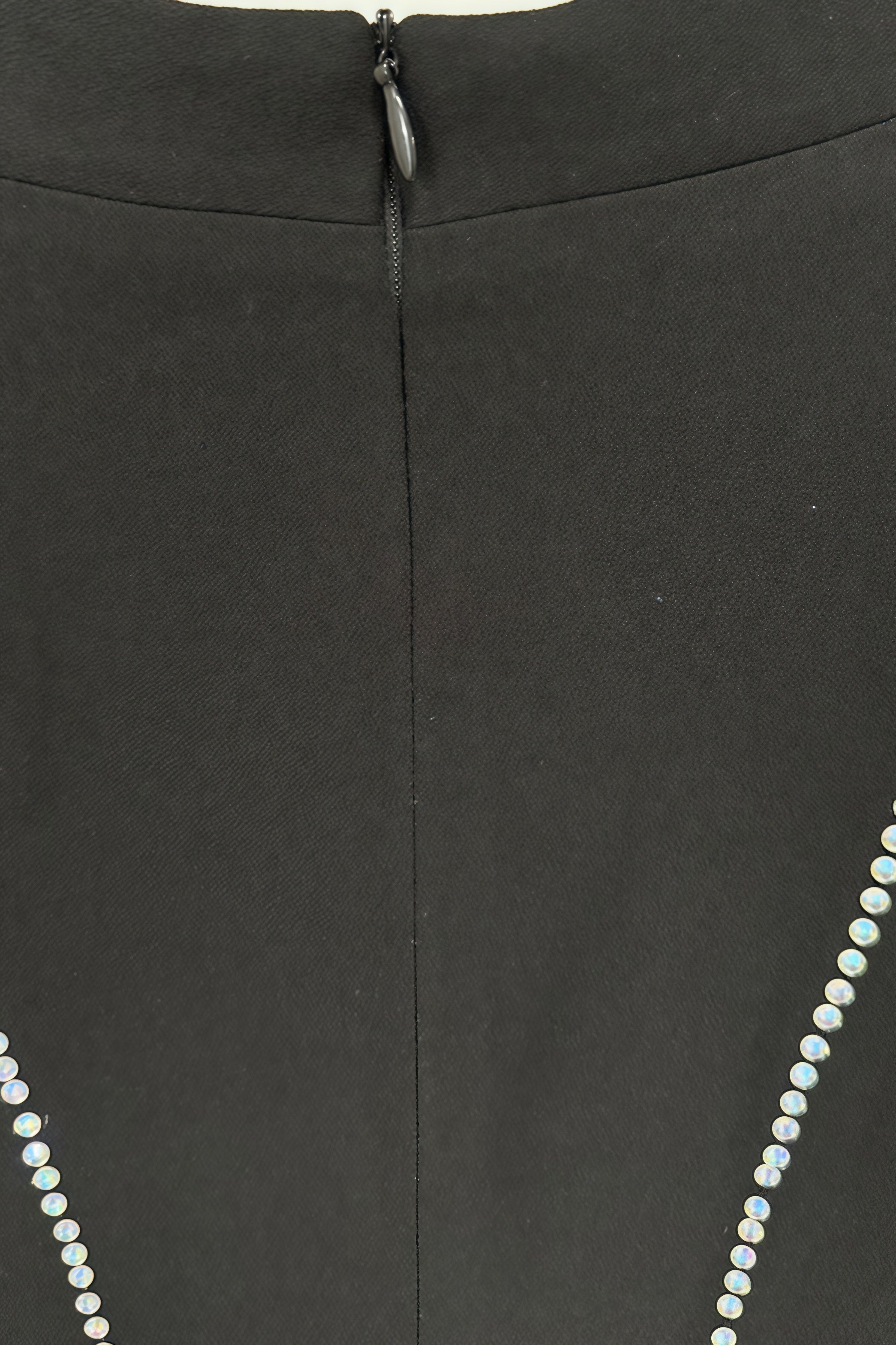 Luxrtp Black Rhinestone Maxi Dress - View 5