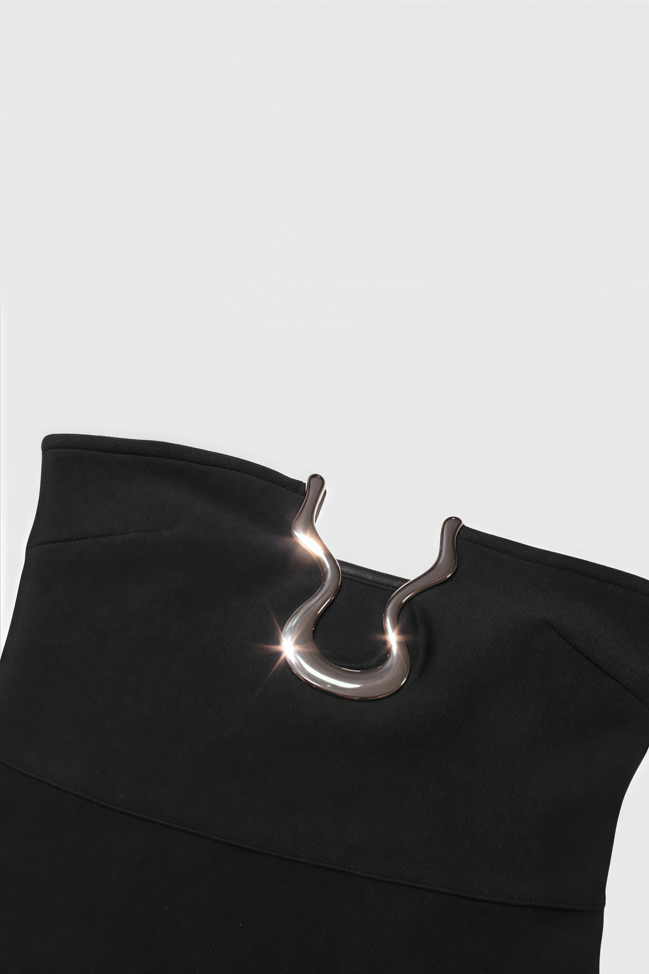 Jeandi Black Bustier Bandage Maxi Dress - View 7