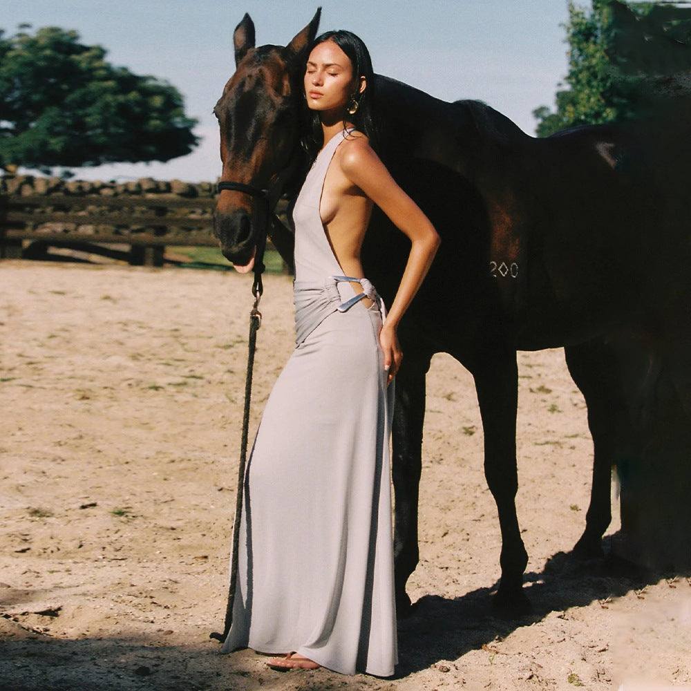 Rhone Maxi Dress - Grey