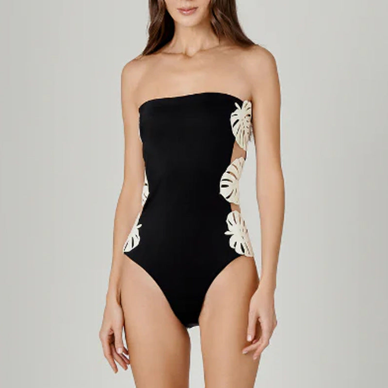 Flowerina Swimsuit - Black