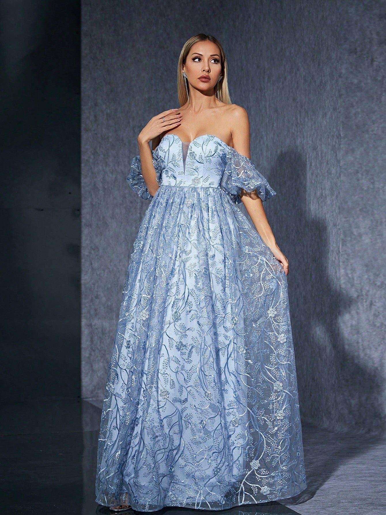 Mesh Off Shoulder Mini Dress Cocktail