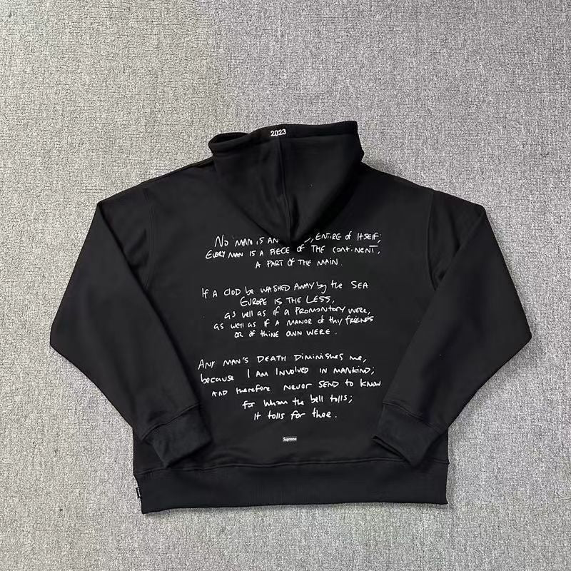 Street Style Devil Print Hoodie