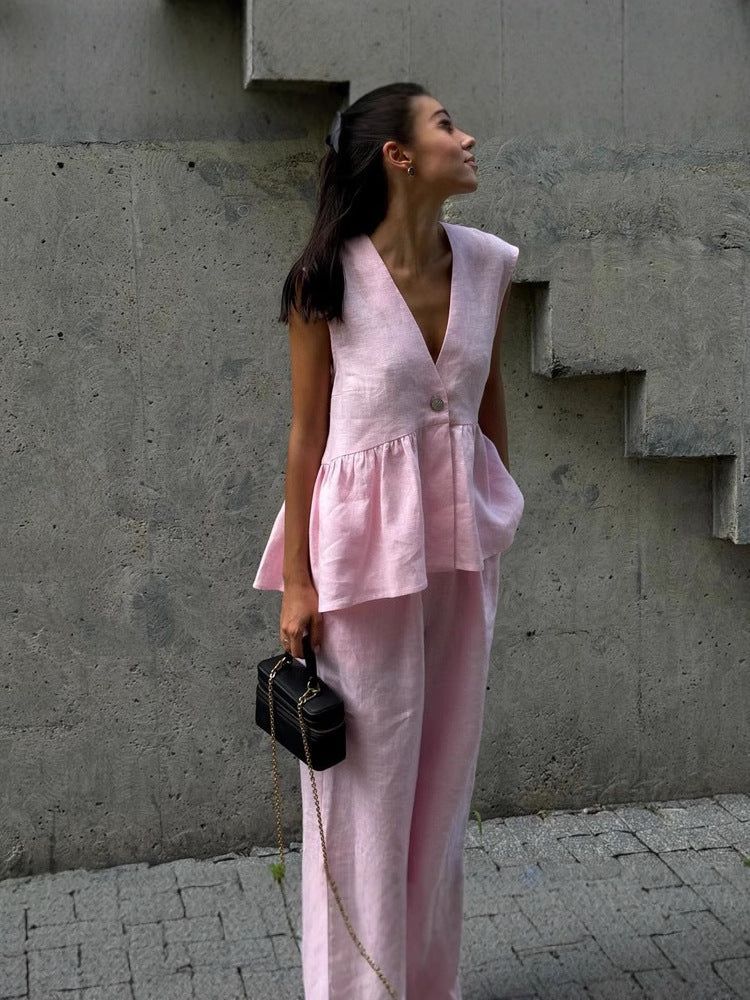 Newhart Co-Ord Set- Pink