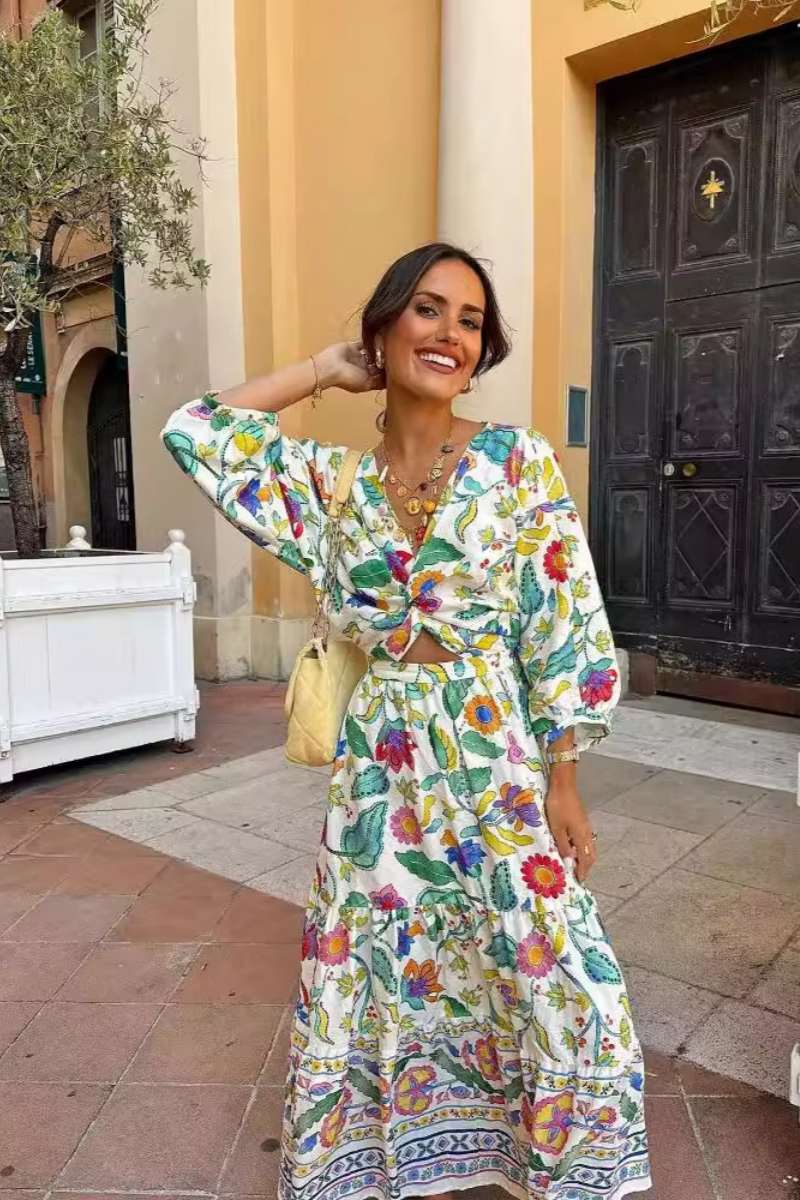 Katia Effortless Lantern Sleeve Dress Chic Silhouette Collection