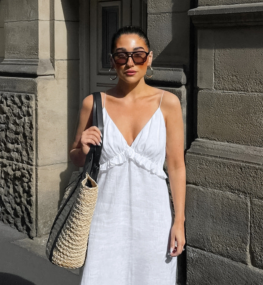 Ennis Maxi Dress White
