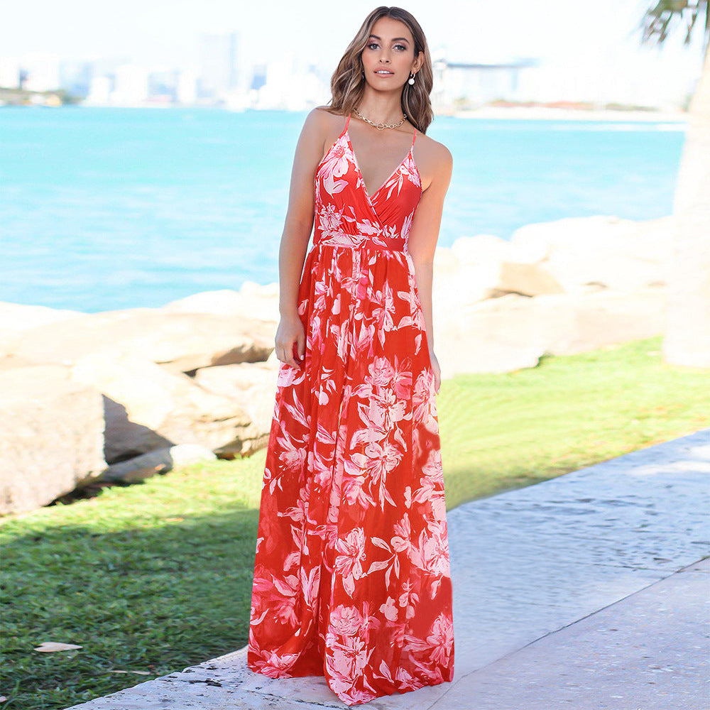 Hues Of Autumn Floral Lace Maxi Dress Wine FINAL