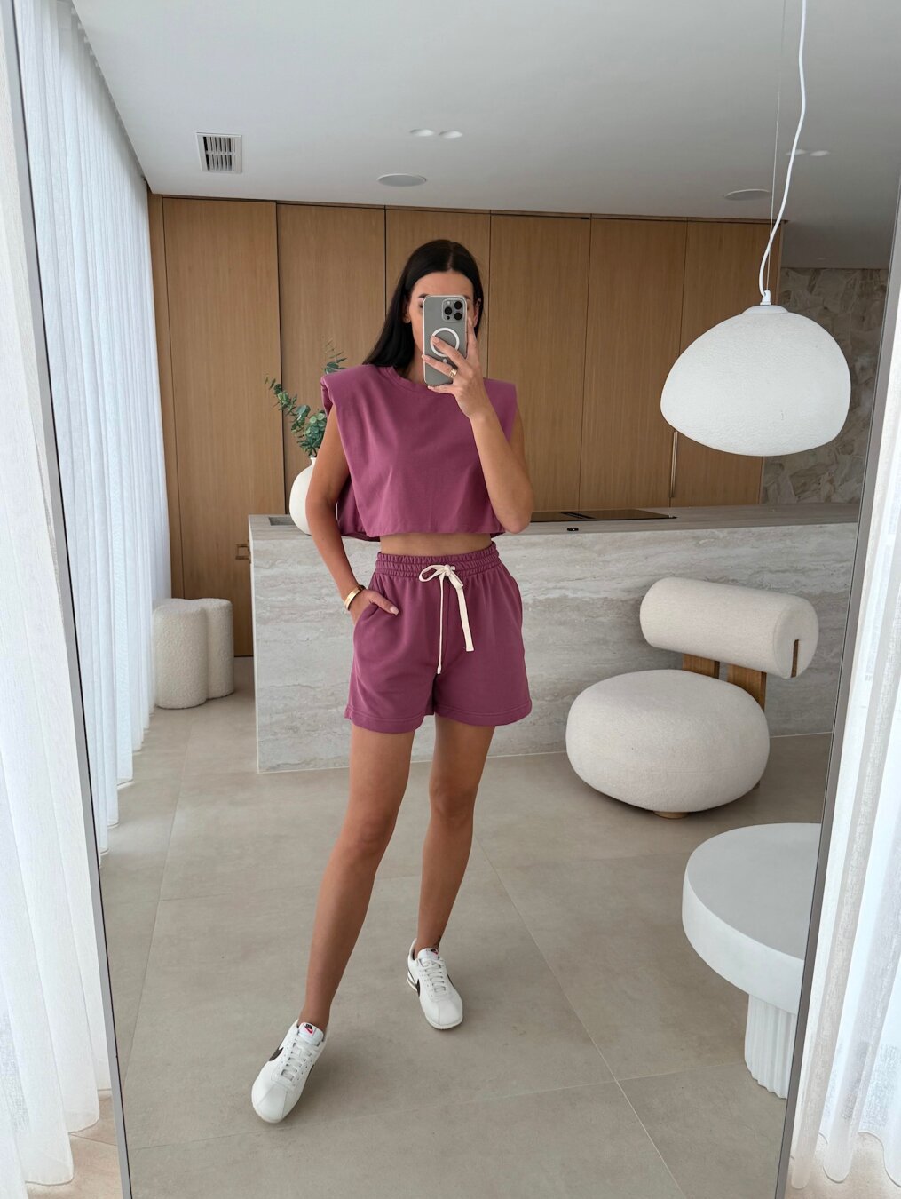 Beaver Co-Ord Set - Rose Red