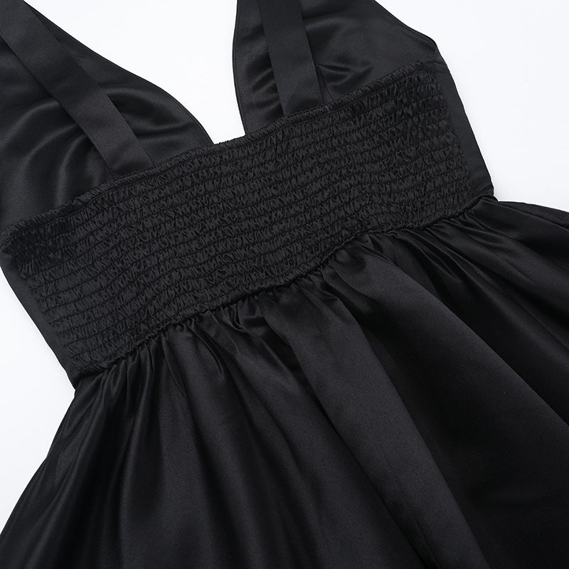 Snowdrop Mini Dress - Black