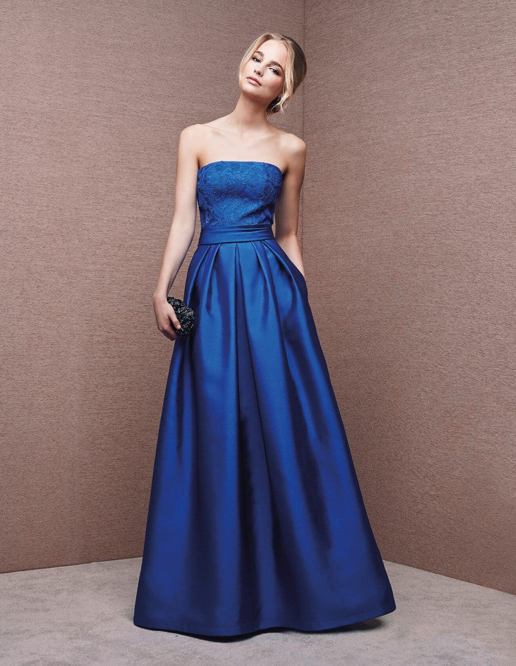 Spaghetti Strap V-Neck Sleeveless Formal Maxi Gown